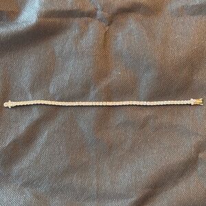 Diamonique tennis bracelet